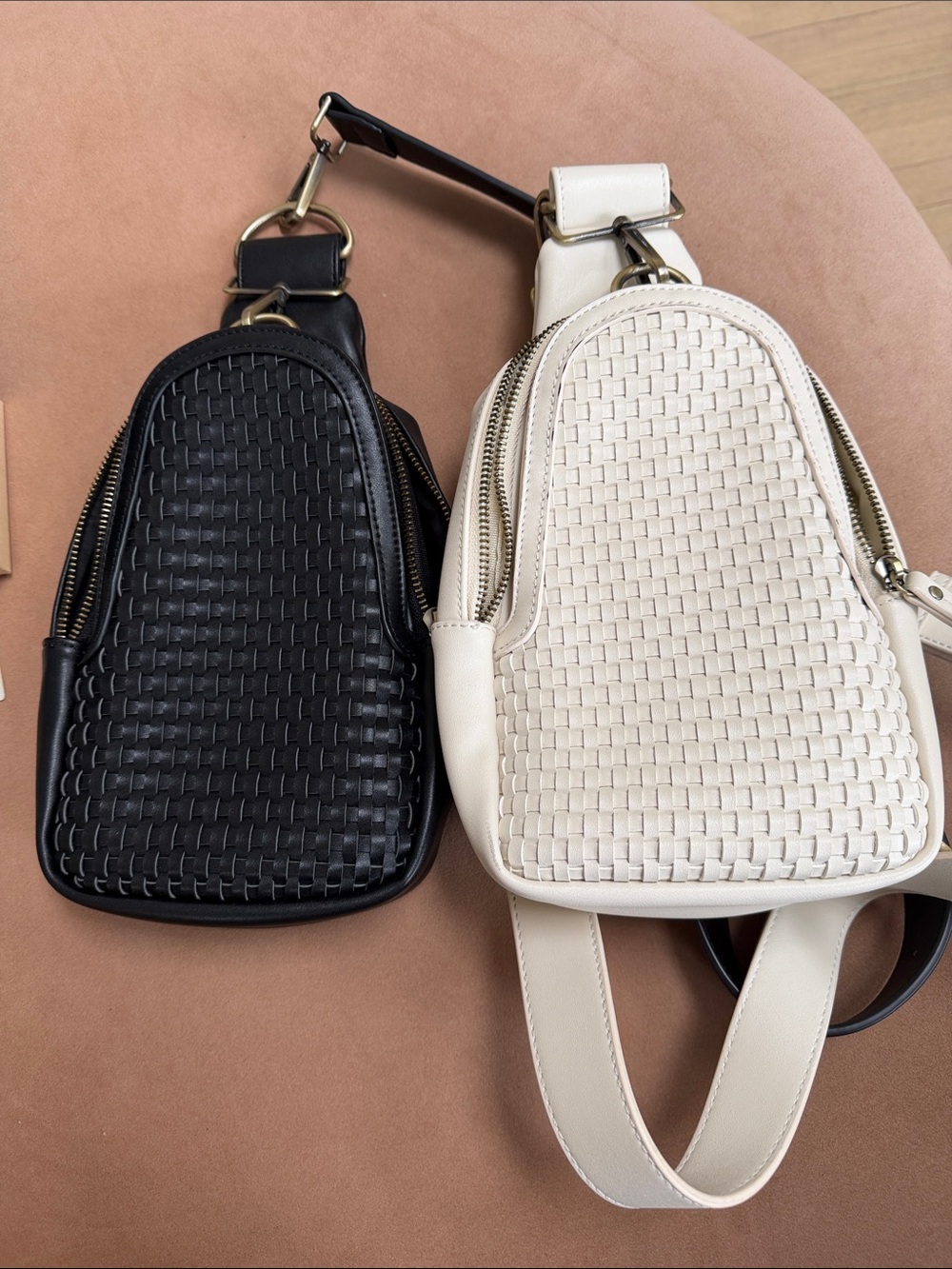 Urban Originals Anthropologie Liberty Woven Sling bags choose black or cream
